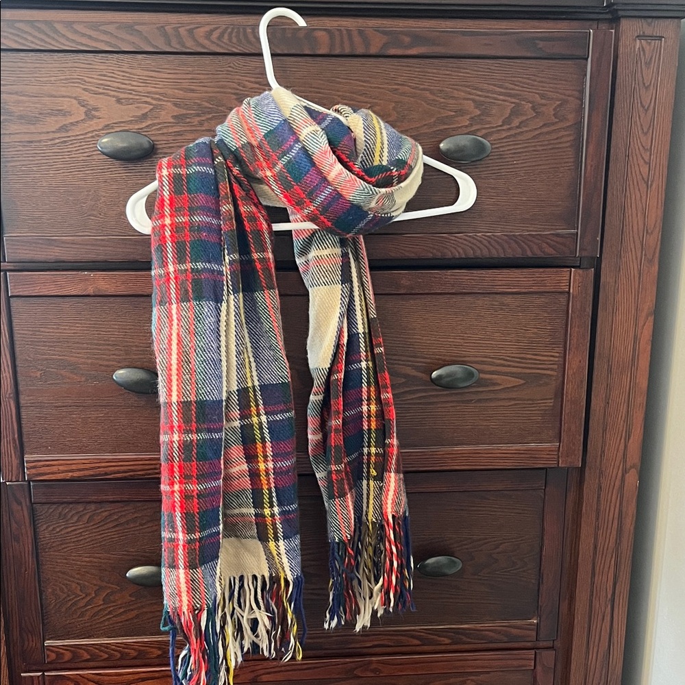 Plaid Multicolor Scarf